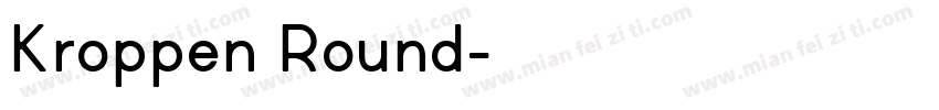 Kroppen Round字体转换